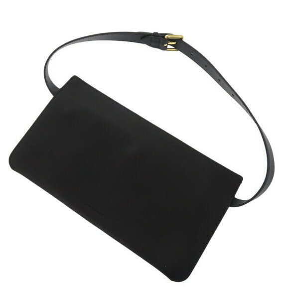 Burberry leather black waist bag pouch - Picture 2 of 4